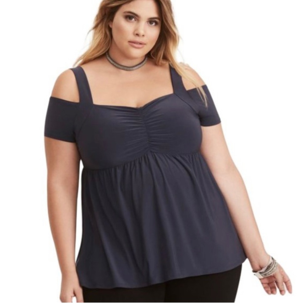 Torrid Cold Shoulder Top